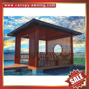 prefabricated garden park villa hotel wood style aluminum Aluminium alloy metal