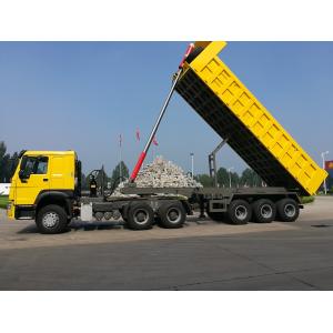 3 Axles Heavy Mechanical Suspension Trailer Rear Dumping Truck Trailers with 9t