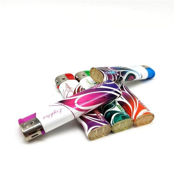 Environmentally Friendly, Low Price, Practical, Customized Normal Label-Colorful Electronic Lighter