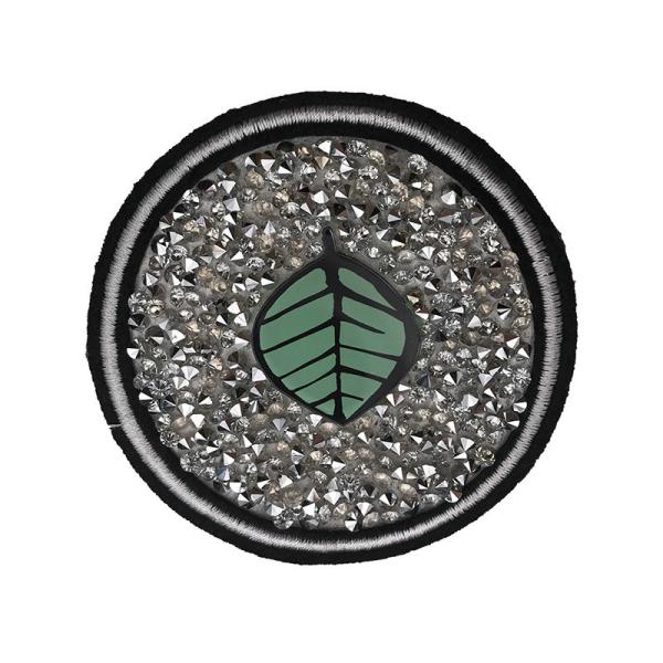 Buy Leaf Beaded Rhinestone Applique Patches For Dress , Garment , Shoes at wholesale prices