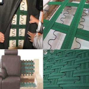 Green Upholstery Elastic Webbing Stretch Band For Sofa Couch