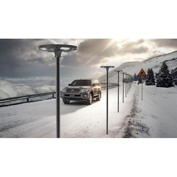 Outdoor Waterproof IP66 integrated Solar Power Led Garden Post Lights with Motion Sensor 10