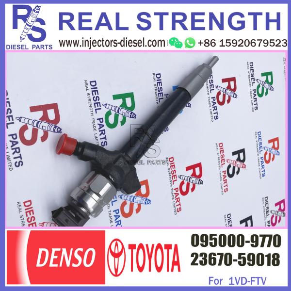 Fuel Injector Remanufactured common rail injector 095000-8060 095000-9770 23670-51040 For Land Cruiser1VD-FV