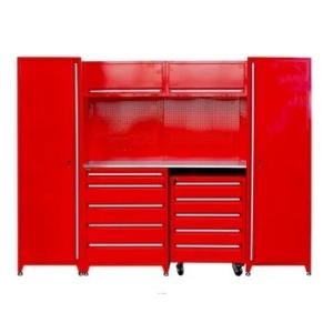 Powder Coat Steel Garage Tool Cabinet with Wheels and Stainless Steel Handles