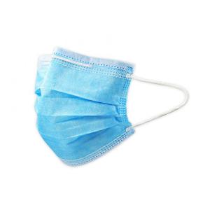 China Flexible Surgical Disposable Mask Anti Virus Protection Aluminum Nosepiece Adjustable on sale