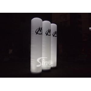 Commercial Column LED Light Advertising Inflatables For Concert Decoration