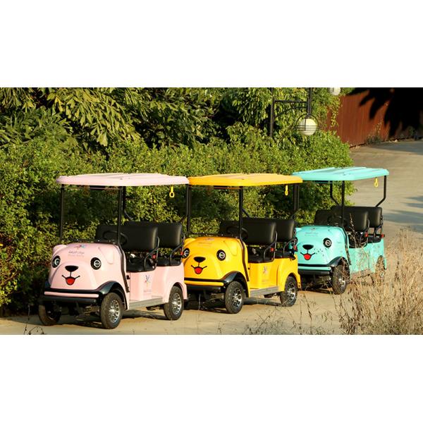 Buy Four Wheel Electric Golf Scooter 4 Passenger With Lithium Battery at wholesale prices