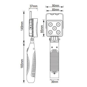15W Rechargable Magnetic LED Work Light