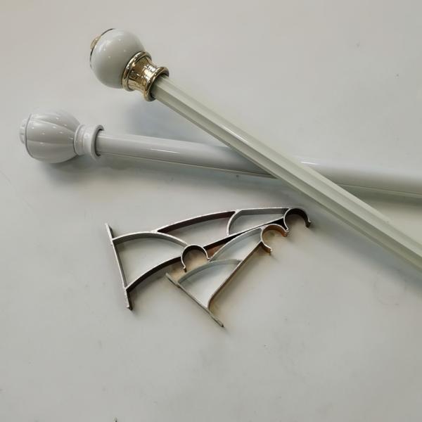 Buy Office 6.7 Meter Zinc Alloy Single Rod Curtain Rod at wholesale prices