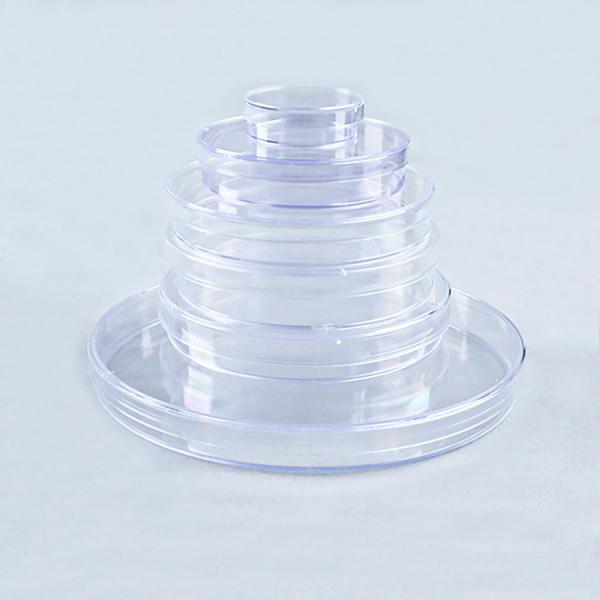 Smooth Surface Sterile Petri Dish Medical Laboratory