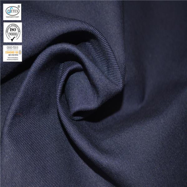 Buy Navy Blue CVC 240gsm Fireproof Fabric Materials at wholesale prices