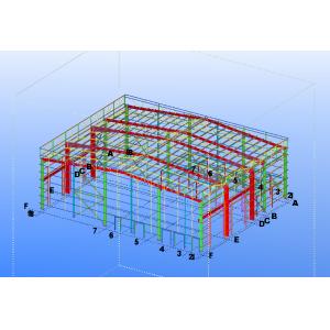 Custom Q235B Galvanized Prefabricated Steel Structure For Warehouse Workshop