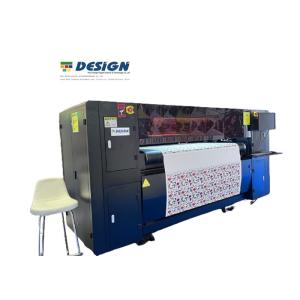 Quality 1.8M Direct Printing On Fabric Textile Printer Polyester Industrial Fabric Printer for sale