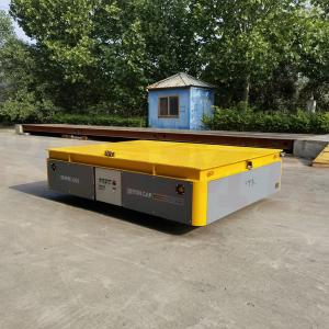 10 Tons Steerable Transfer Trolley With Hydraulic Lifting Table