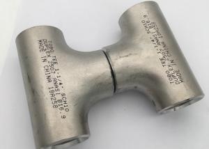 China Butt Welding Steel Fittings B366 Alloy C-4 UNS NO6455 Seamless Pipe Tee on sale