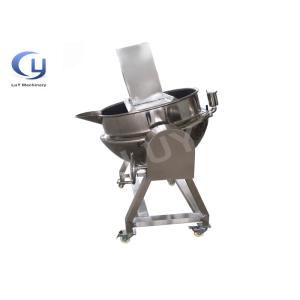 Stainless Steel Jacketed Steam Kettle 100L - 500L Customized Dimension