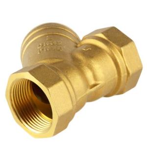 Pull Handle Manual Female Thread Brass Y Type Strainer Check Valve /Brass Filter