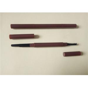 Long Standing Waterproof Eyebrow Pencil Plastic Tube ISO Certification