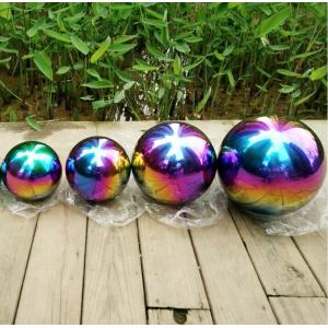 Rainbow Hollow Steel Ball 80MM 120MM 100MM For Education High Polished Surface