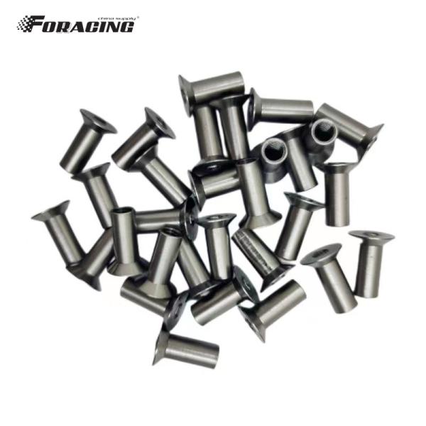 Universal Sport Bike Pedal Refurbishment M4 Stainless Steel Countersunk Sleeve Nut with Replace/Repair Purpose