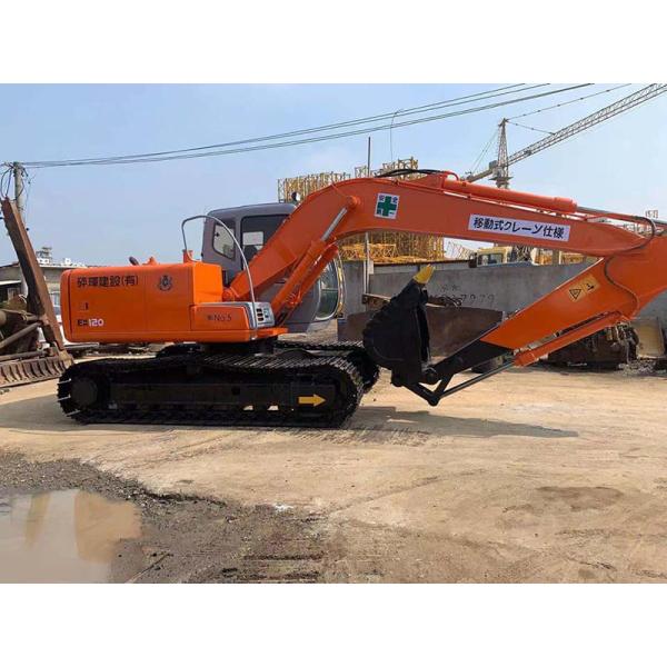 Buy Mini Hydraulic Used Hitachi EX120 Excavator With 0.45cbm Bucket at wholesale prices