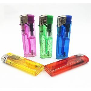 Customization Encendedor Electronic Plastic Lighter Five Colors Gas