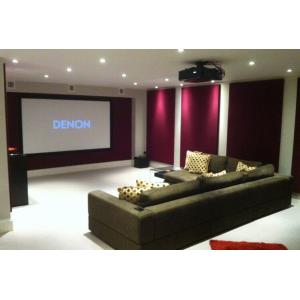 4K Cinema Fixed Frame Screen Projector with Acoustically Perforated Screen