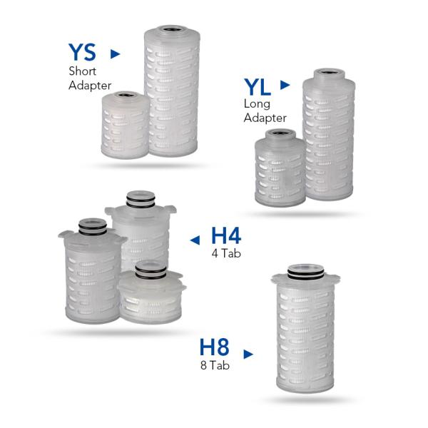 Pleated Media HVAC Filter Industrial Air Filter Cartridge 0.22 Micron