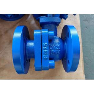 Quality 2-pc GG25 PN16 cast iron flanged ball valve for sale
