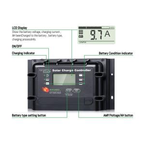 60A 12V 24V IP65 Digital Solar Charge Controller with PWM and Remote Display