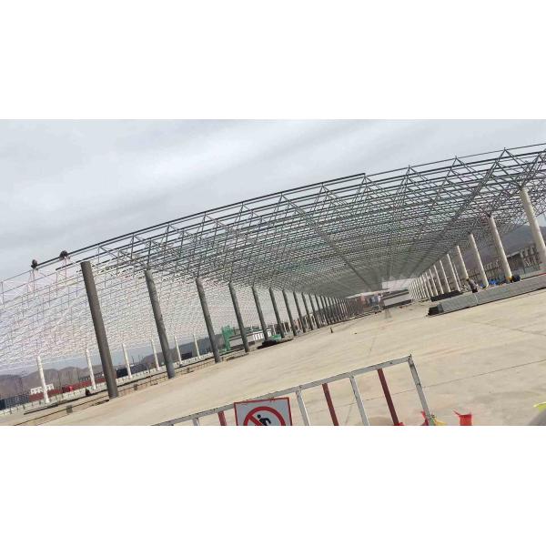 Buy Prefabricated Steel Space Frame Canopy for Toll Stations at wholesale prices