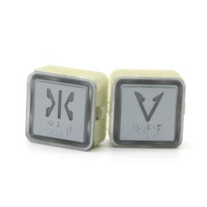 12V 27mm Square Push Button Alarm Button In Elevator Car Operating Panel