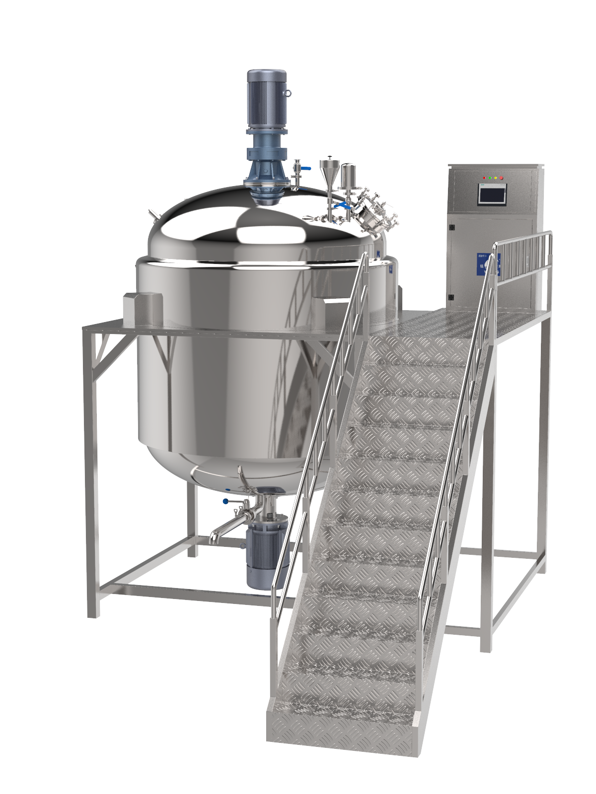 China Vacuum Homogenizer Mixer Toothpaste Manufacturing Machine for Paste Emulsion Mixing Equipment on sale