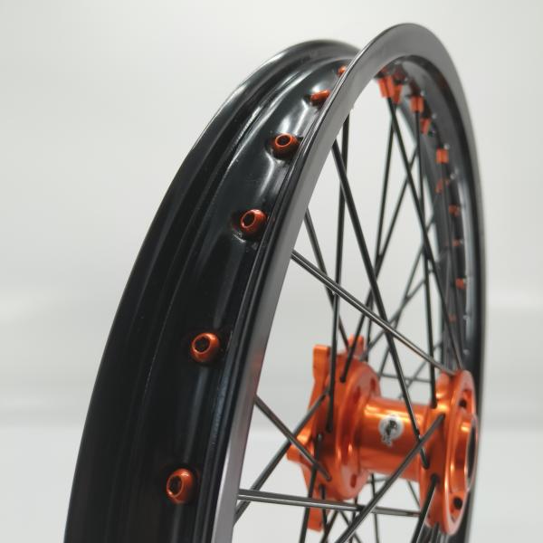 Replace/Repair Anodizing Black 21/18 Enduro Wheels for KTM EXC 125-530CC 2003-2023