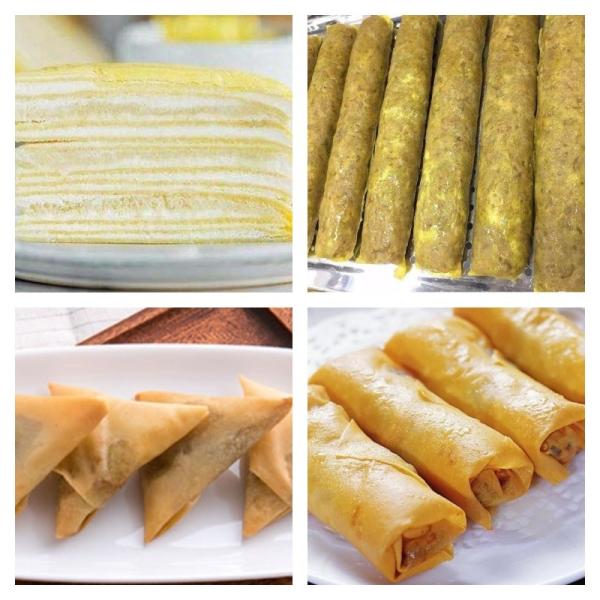 Buy samosa wrapper making machine, spring roll wrapper machine at wholesale prices
