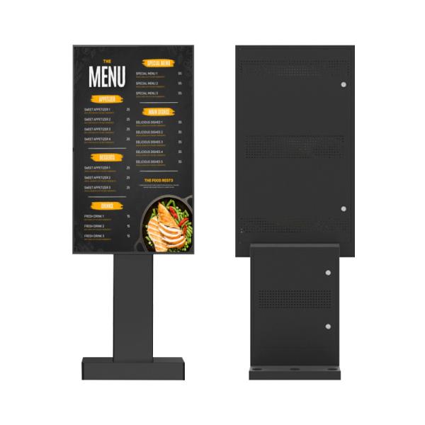Outdoor Waterproof Drive Thru Digital Menu Board LCD Display For Restaurant Advertising