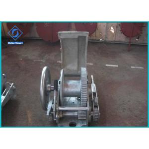 Manual Industrial Hydraulic Winch Barge Connecting Sidewinder / Anchor
