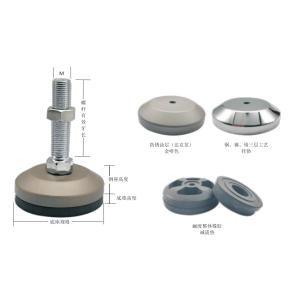 Sturdy Industrial Casters 500kg-1000kg 1000kg-2000kg Adjustable Anti Vibration