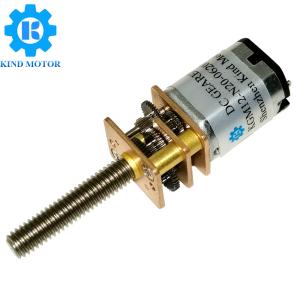 High torque low speed ga12-n20 12mm dc gear motor with m3 m4 screw-thread shaft