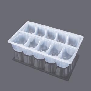 10 Compartments Soft Plastic Food Tray Dumpling Packaging