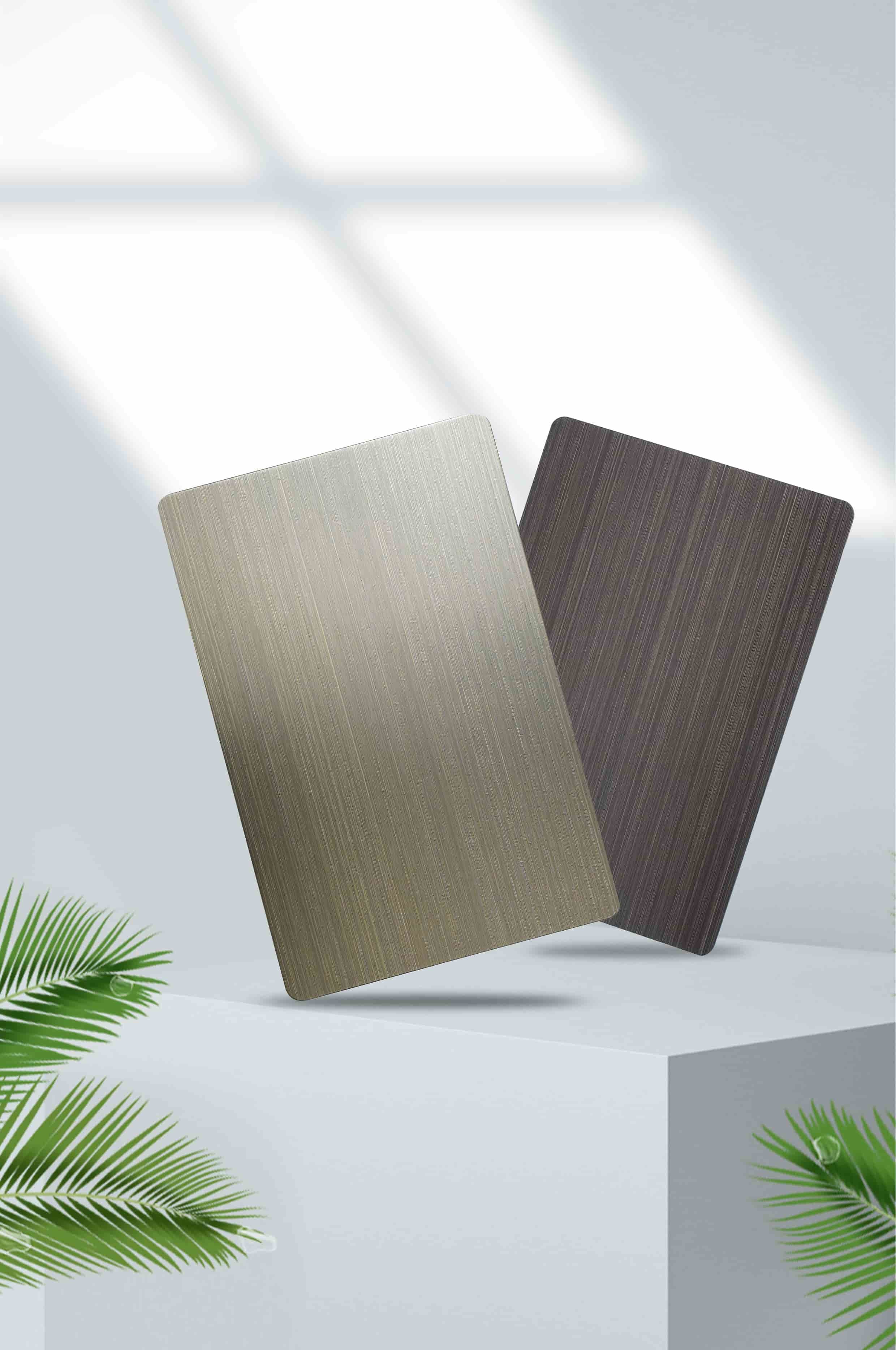 Brushed Green Antique Bronze Colored Stainless Steel Sheet 201 304 316 430