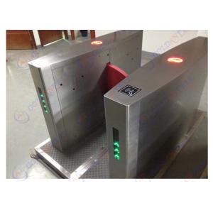 Access Control Flap Barrier Gate , retractable pedestrian barriers Infrared
