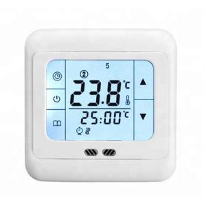 Blue/Green/White Backlight Thermoregulator Touch Screen Thermostat Temperature