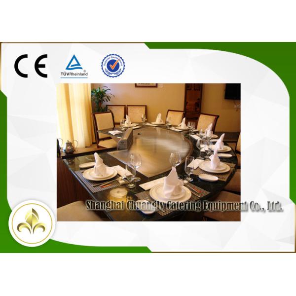 Food Plazza / Buffet Car Electric Tabletop Grill Japanese Cooking Table