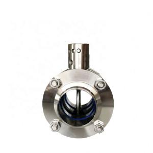 Sanitary Stainless Steel 304 316L Manual Three-Piece Welded Flange Wafer