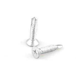 Footpath Mounting Self Drilling Screws Ruspert Finish Cross Recessed Countersunk