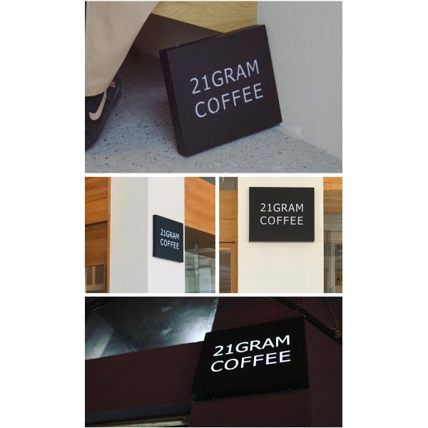 Metal Baking Paint Signage LED Light Box Indoor and Outdoor Signboard Custom Company Studio Signs