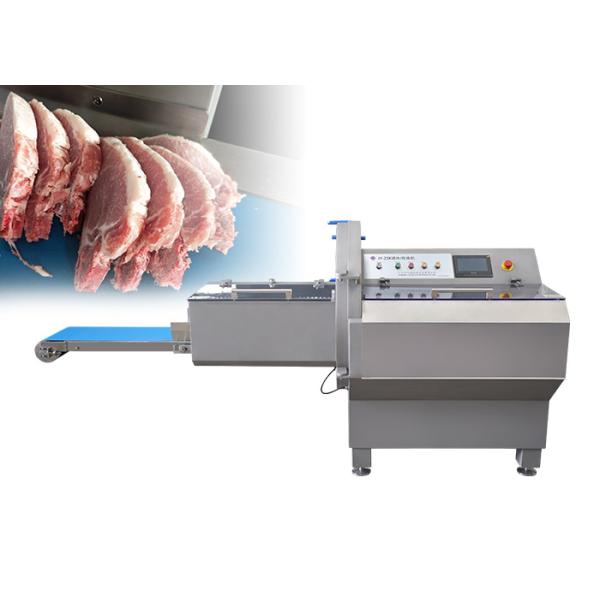 Industrial JY-25K Electronic Horizontal Meat Slicer With Conveyor Belt Outlet
