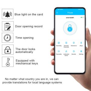 35cm-55cm Keyless Hotel Door Locks Beep Alarm