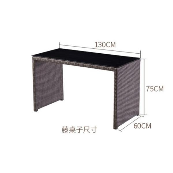 PE Rattan chair patio Backyard table and chairs Leisure Aluminium Outdoor Garden wicker chair